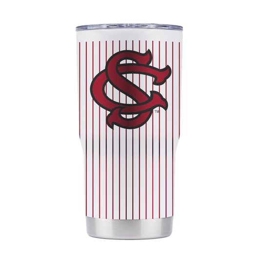 South Carolina 20oz Baseball Pinstripe Tumbler