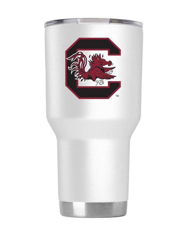 South Carolina 30oz White Tumbler