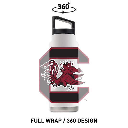 South Carolina 40oz White Bottle