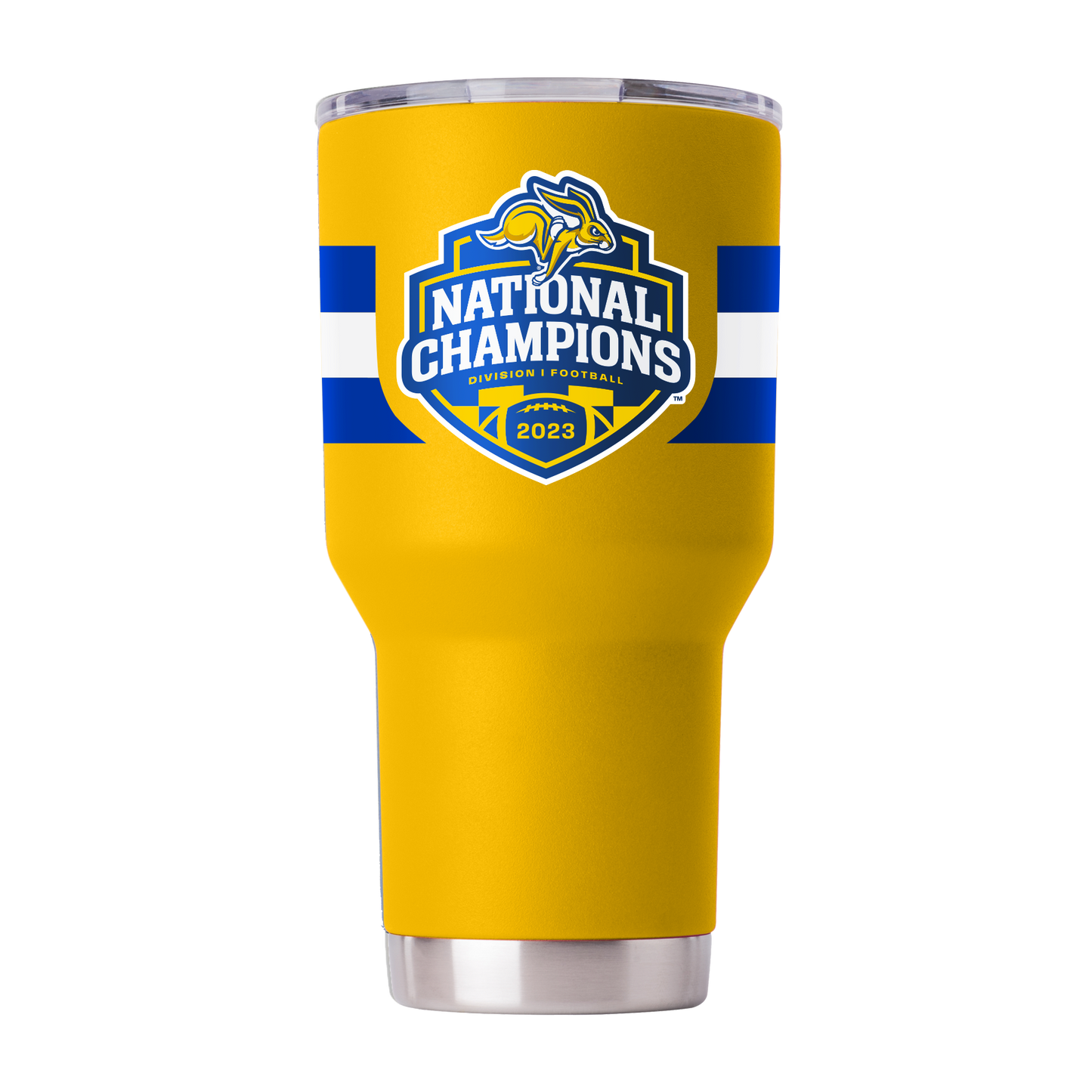 South Dakota State 30oz 2023 National Champs Tumbler - Yellow