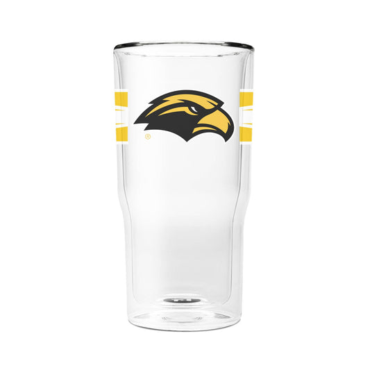 Southern Miss 16oz 2-Pack Glass Tumblers
