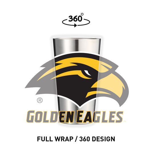 Southern Miss 16oz Stainless Pint