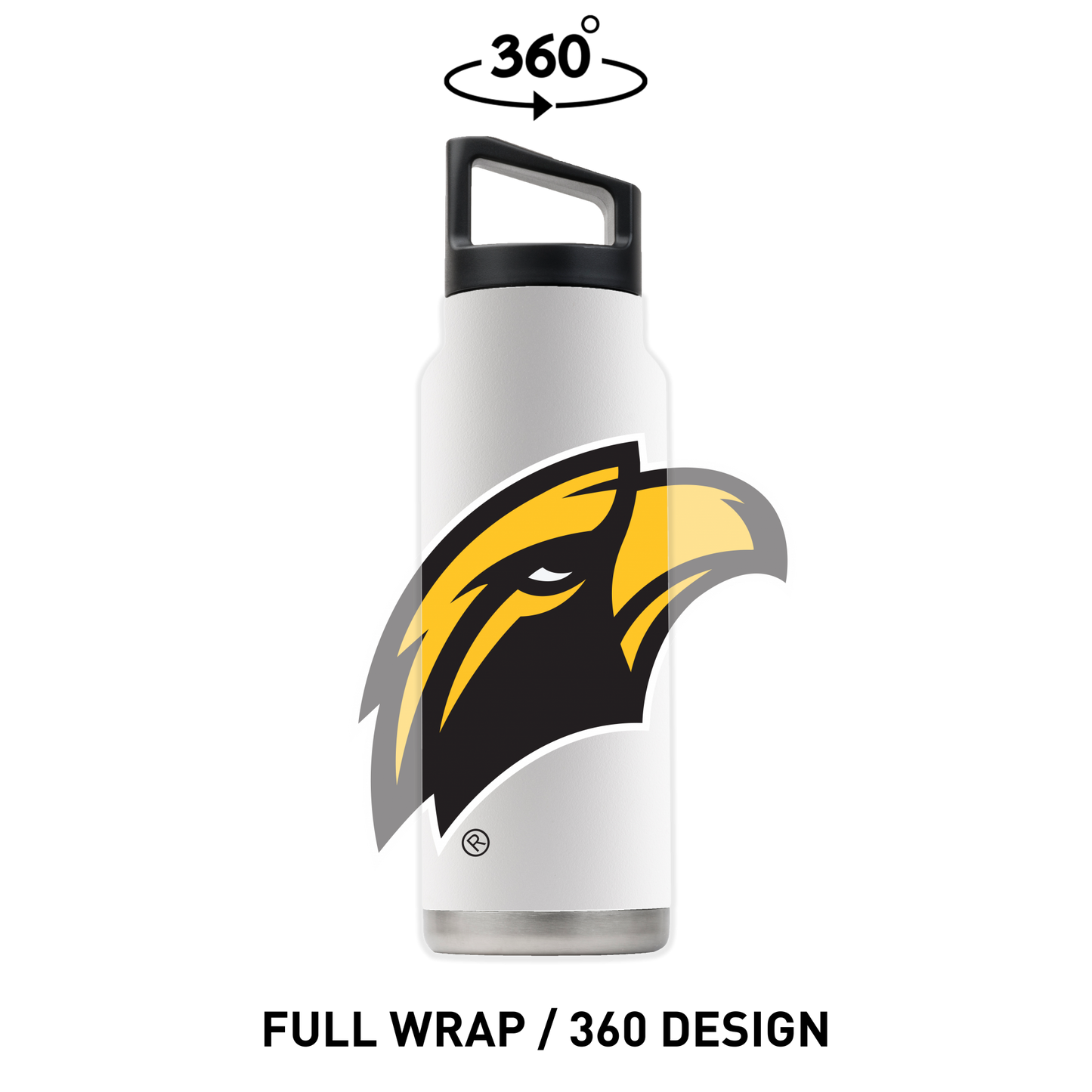 Southern Miss 40oz White Bottle
