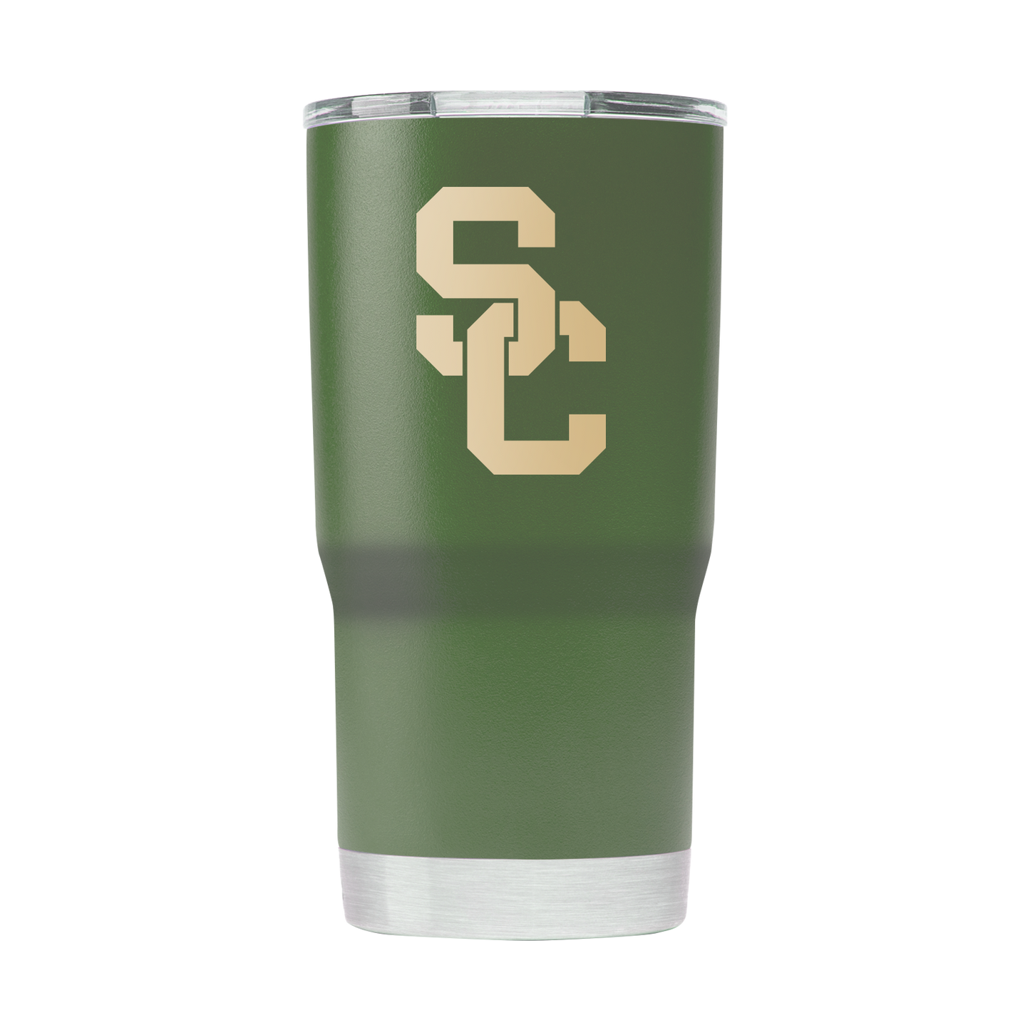 Southern California 20oz Olive Green Tumbler - American Flag Design