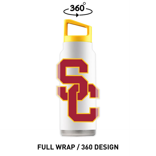 Southern California 40oz White Bottle