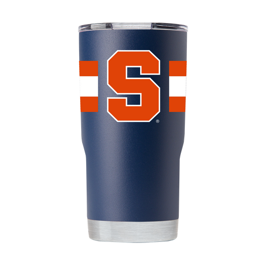 Syracuse 20oz Navy Tumbler w- Stripes