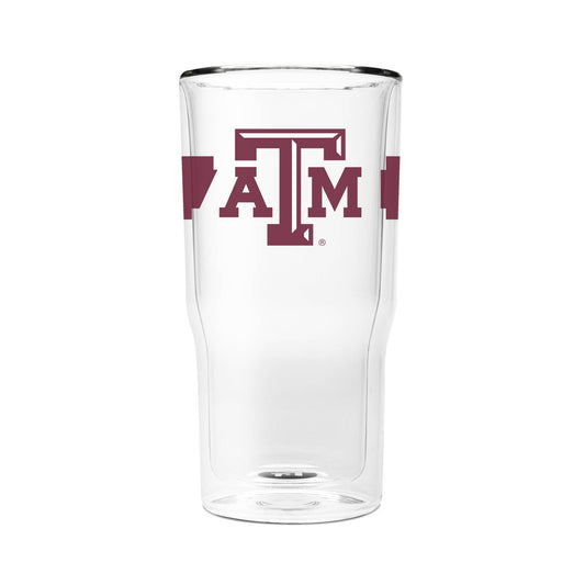 Texas A&M 16oz 2-Pack Glass Tumblers