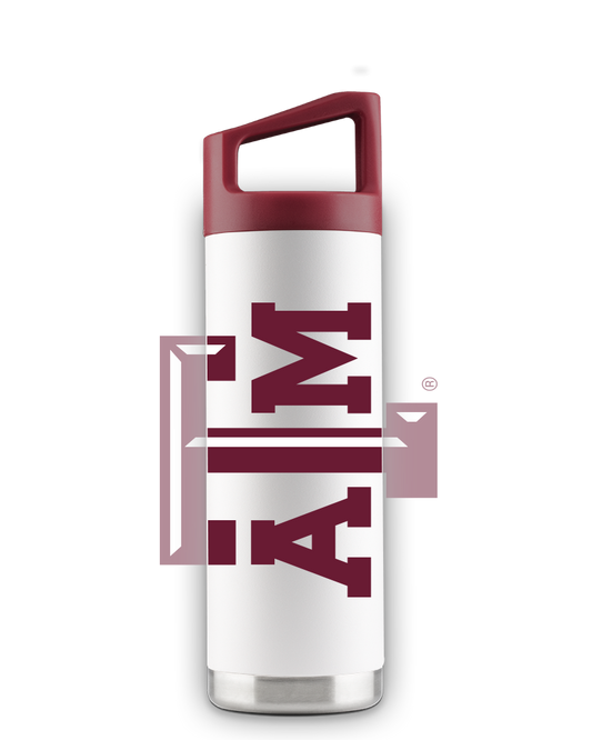 Texas A&M 16oz White Youth Bottle
