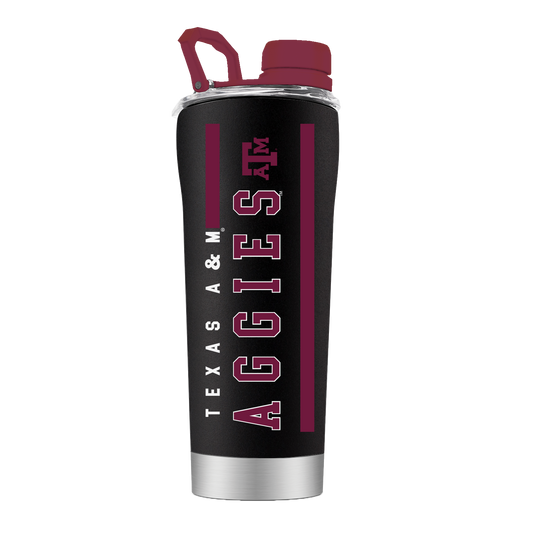 Texas A&M Black Stainless Steel Shaker
