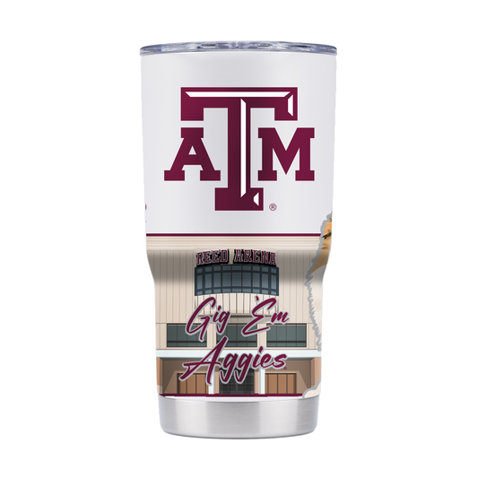 Texas A&M 20oz Campus Icons Tumbler