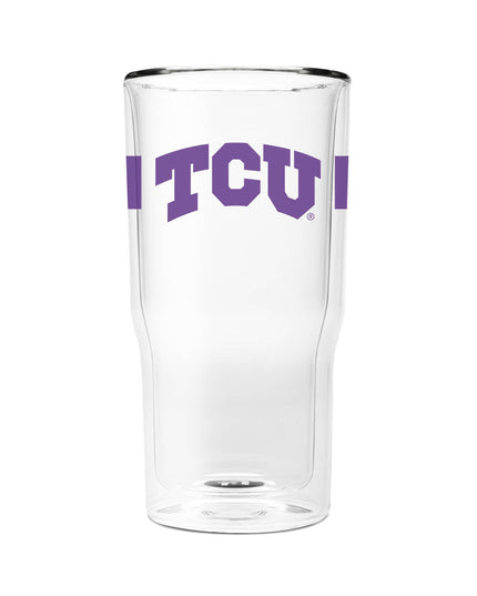 TCU 16oz 2-Pack Glass Tumblers