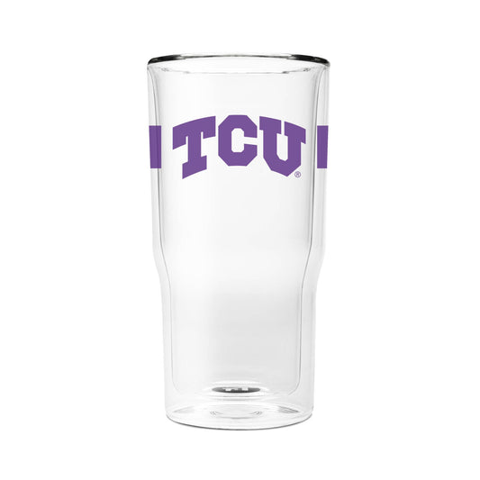 TCU 16oz 2-Pack Glass Tumblers