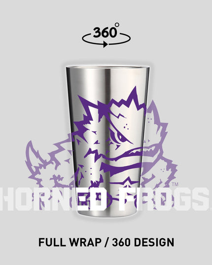 TCU 16oz Stainless Pint