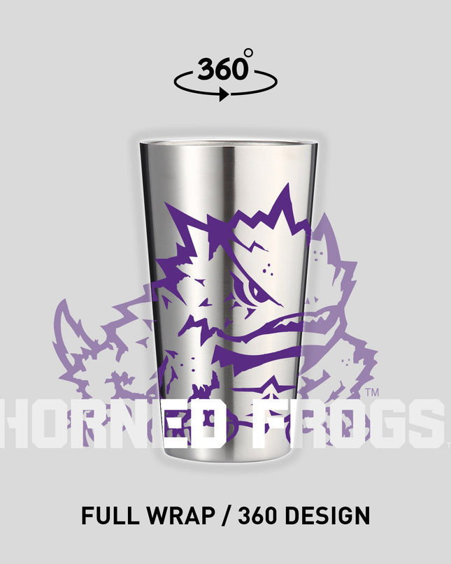 TCU 16oz Stainless Pint