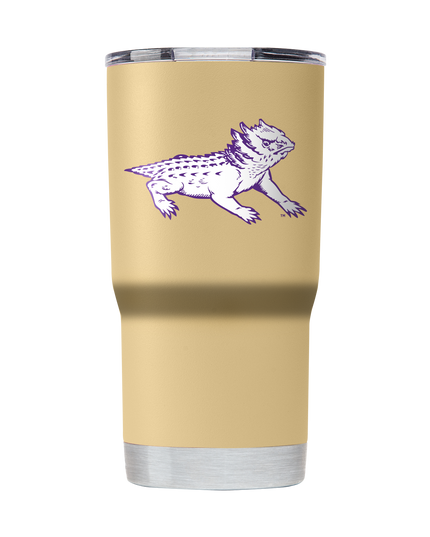 TCU College Vault 20oz Gold Tumbler