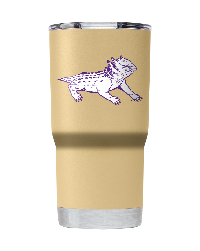 TCU College Vault 20oz Gold Tumbler