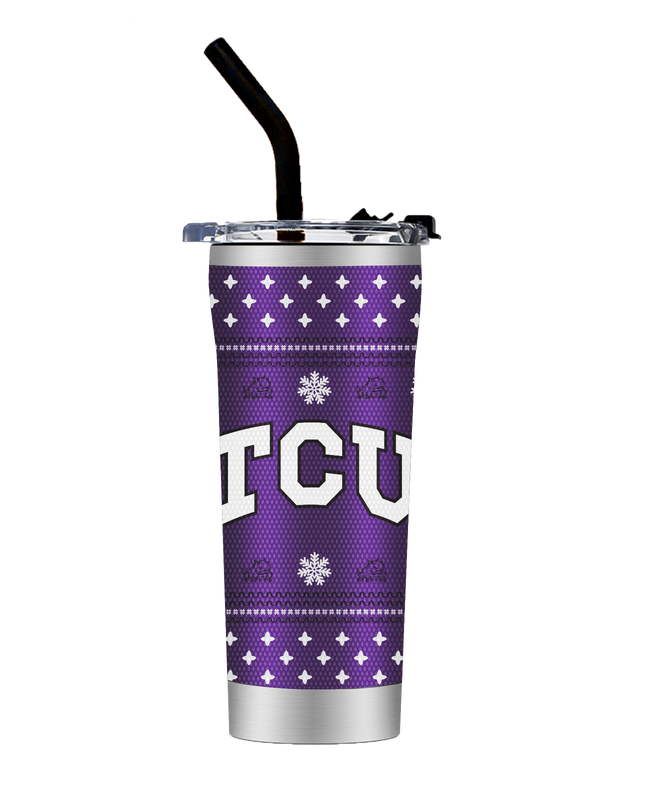 TCU Straw Tumbler - Christmas Collection