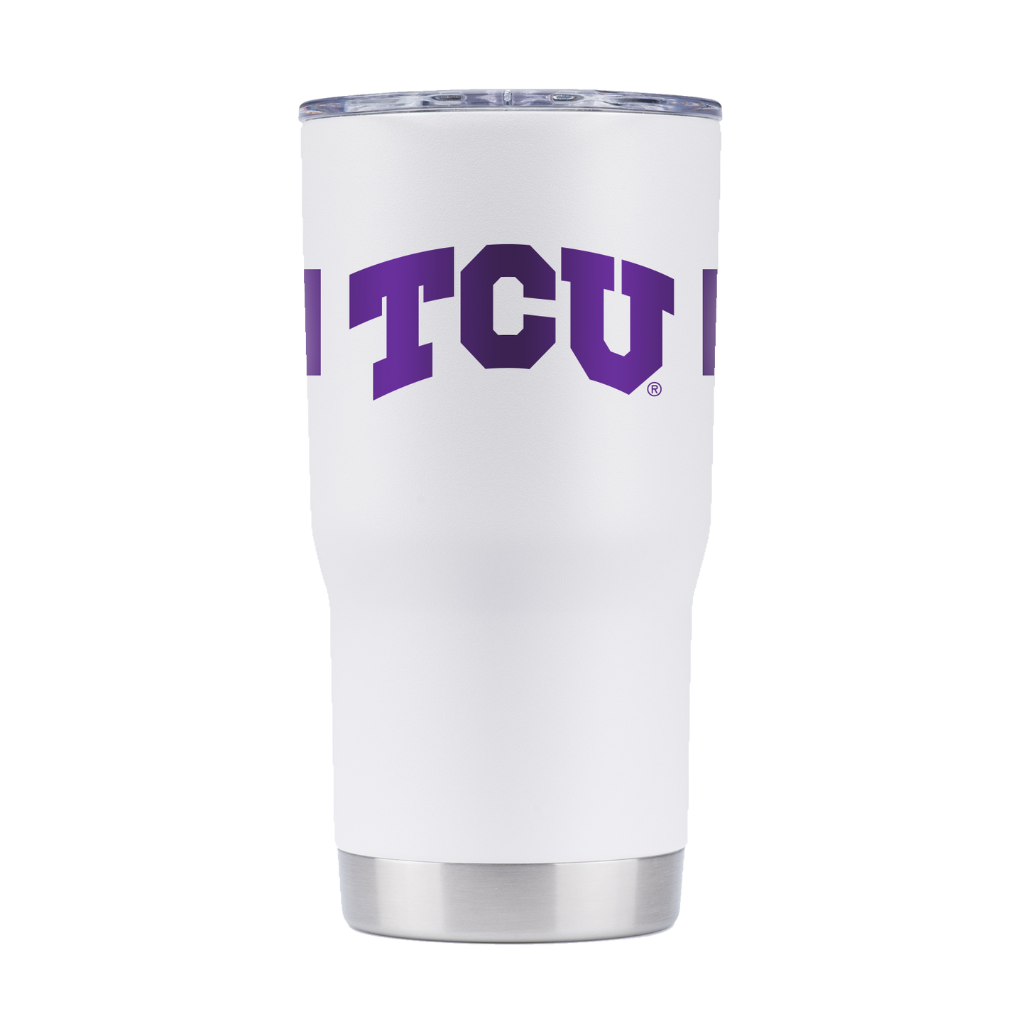 TCU 20oz White Tumbler