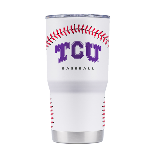 TCU 20oz Baseball Tumbler
