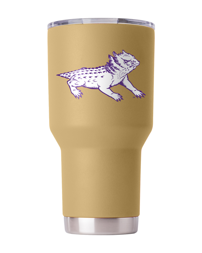 TCU College Vault 30oz Gold Tumbler