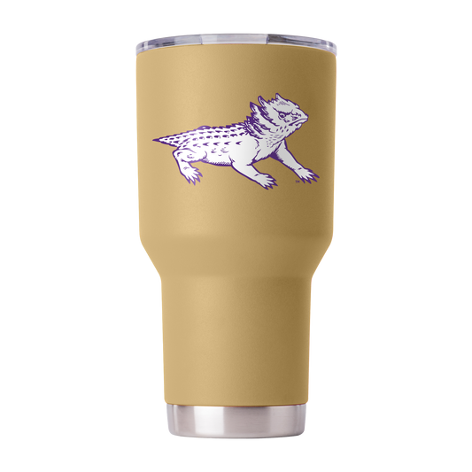 TCU College Vault 30oz Gold Tumbler