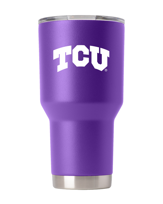 TCU 30oz Purple Tumbler