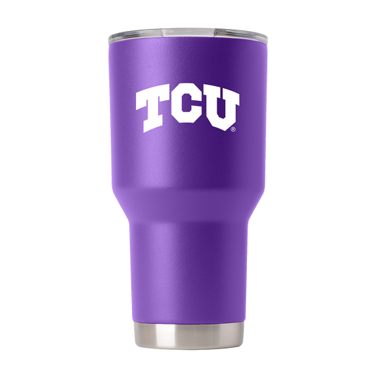 TCU 30oz Purple Tumbler