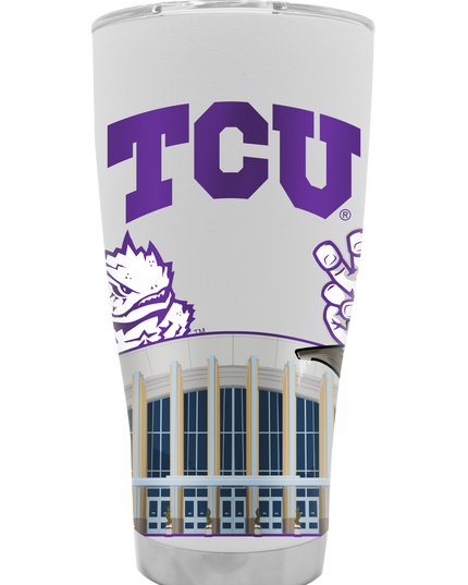 TCU 30oz Campus Icons Tumbler