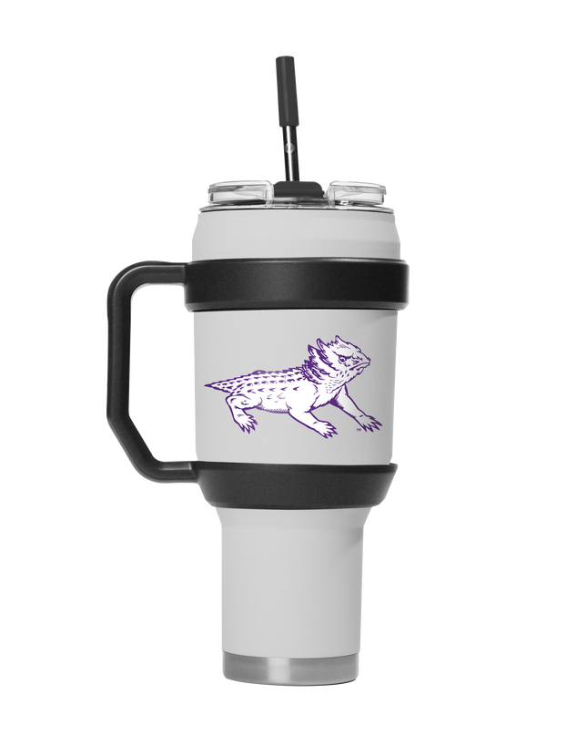 TCU College Vault 40oz Stainless Steel Tumbler