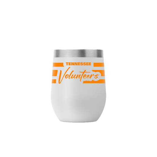 Tennessee 12oz Script Stemless Gray Tumbler