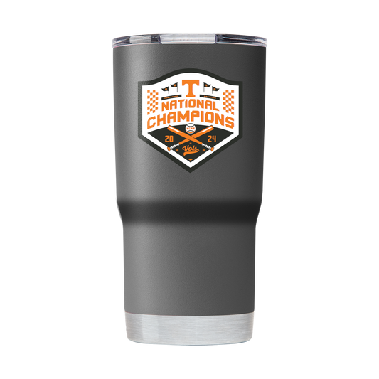 Tennessee 20oz Grey Baseball National Champions 2024