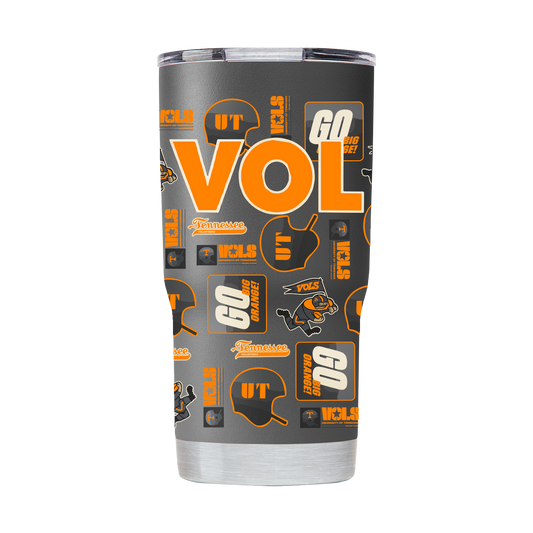 Tennessee 20oz Smoky Grey Tumbler - All Over