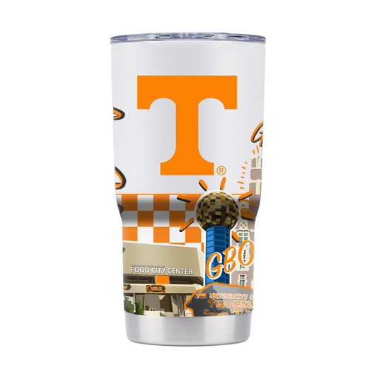 Tennessee 20oz Campus Icons Tumbler