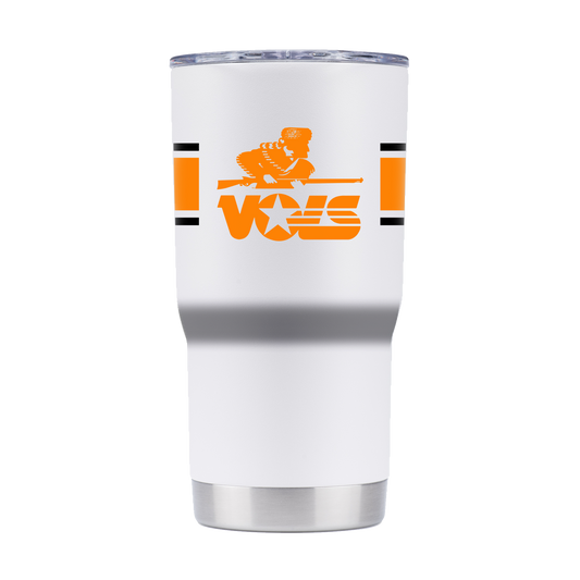 Tennessee 20oz College Vault "Rifleman" White Tumbler