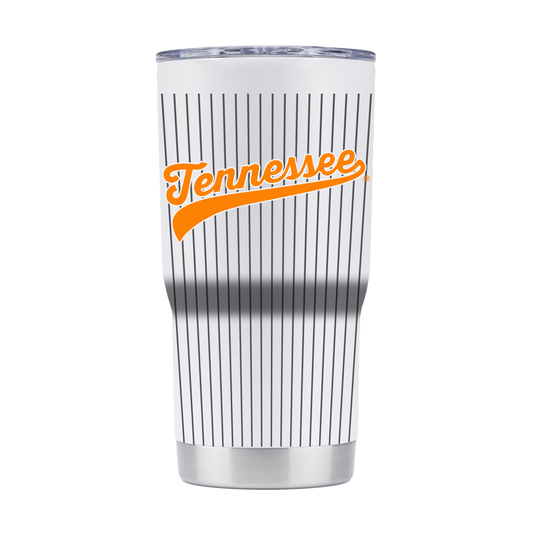 Tennessee 20oz Pinstripe Baseball Tumbler