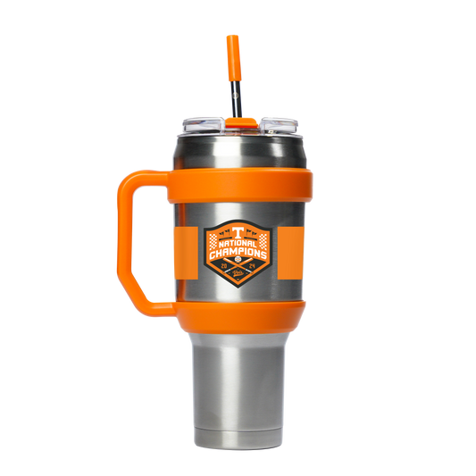 Tennessee 40oz Stainless Steel Baseball National Champions 2024 Tumbler