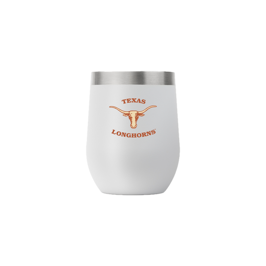 Texas 12oz College Vault Stemless Light Grey Tumbler @ Big Bertha's Bazaar