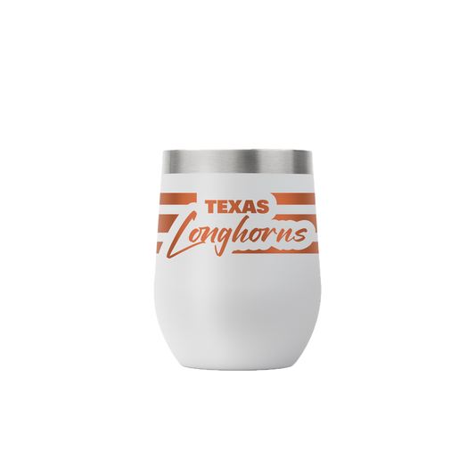 Texas 12oz Script Stemless Light Gray Tumbler