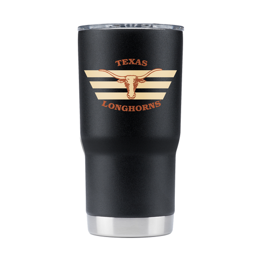 Texas 20oz College Vault "Longhorns" Black Tumbler