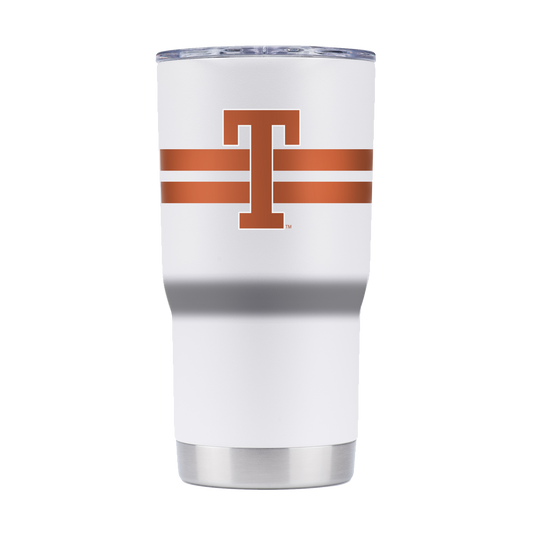 Texas 20oz College Vault White Tumbler