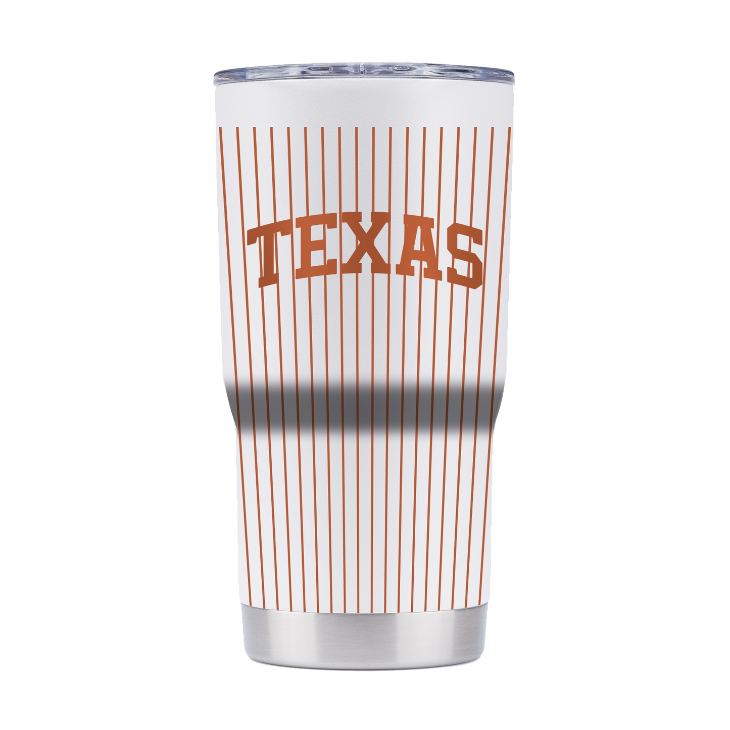 Texas 20oz Baseball Pinstripe Tumbler