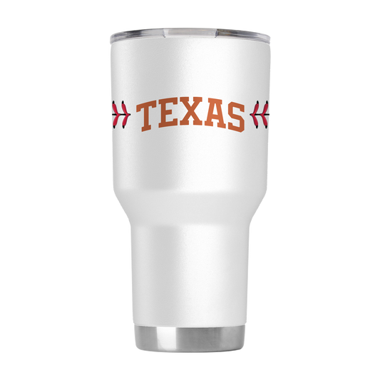 Texas 30oz Baseball Tumbler