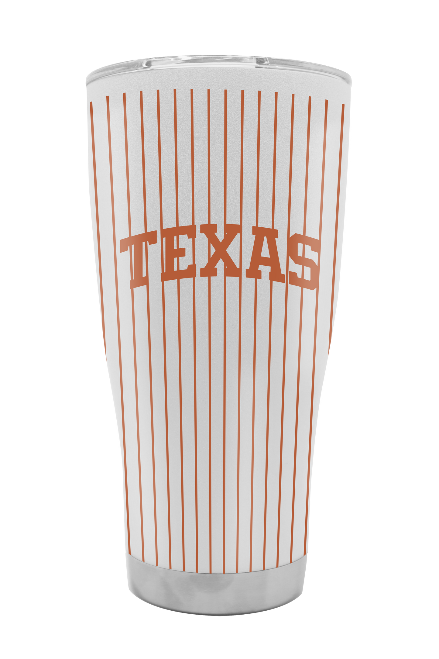 Texas 30oz Baseball Pinstripe Tumbler