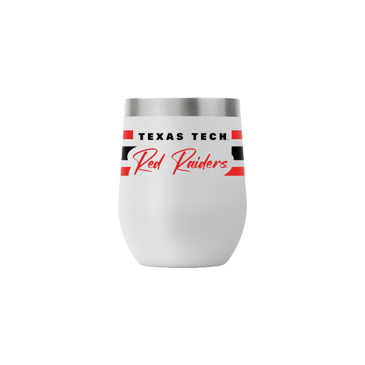 Texas Tech 12oz Stemless Gray Script Tumbler