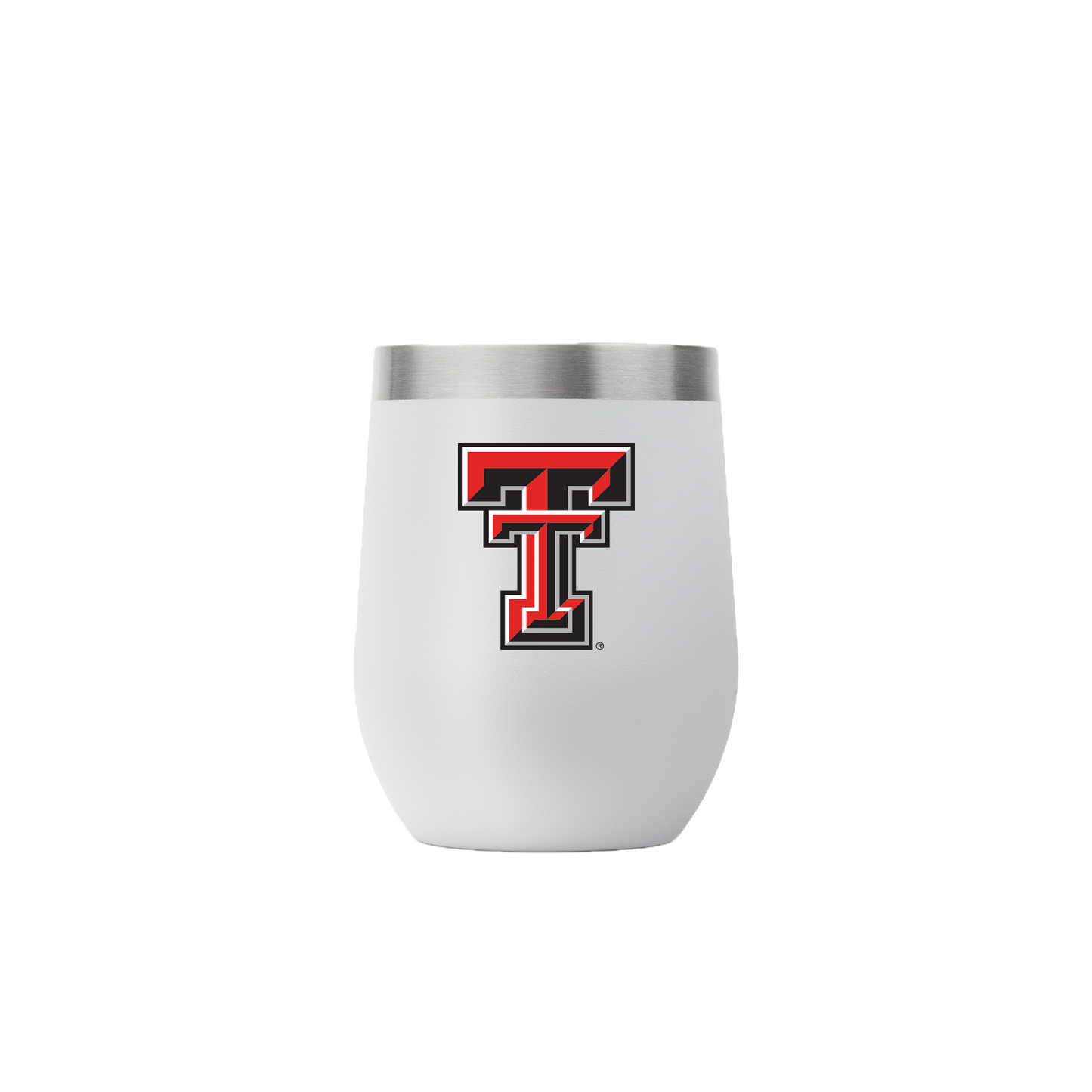 Texas Tech 12oz Stemless Gray Tumbler