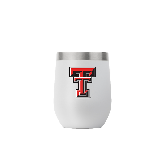 Texas Tech 12oz Stemless Gray Tumbler
