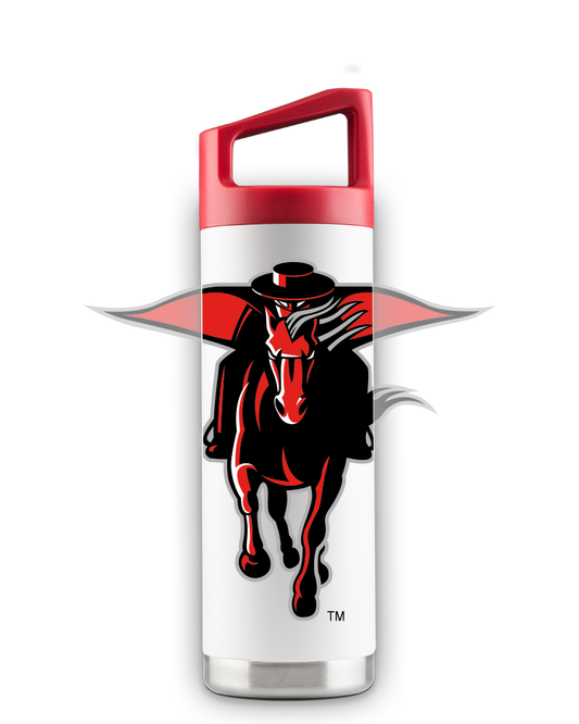Texas Tech 16oz White Youth Bottle