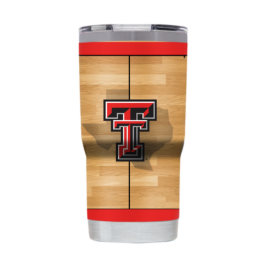 Texas Tech 20oz Basketball Court Tumbler