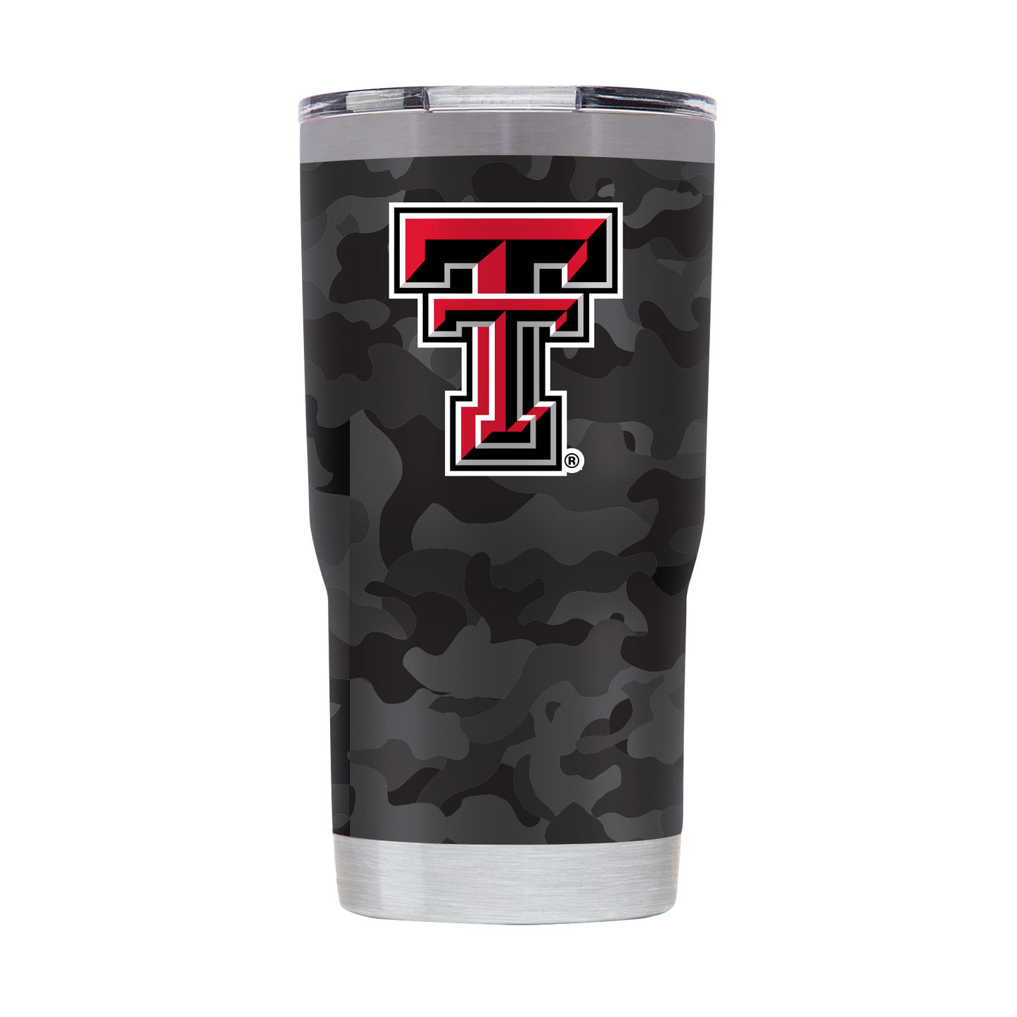 Texas Tech 20oz Red Raiders Black Tumbler - "Right On The Mark"