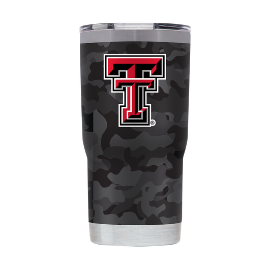 Texas Tech 20oz Red Raiders Black Tumbler - "Right On The Mark"